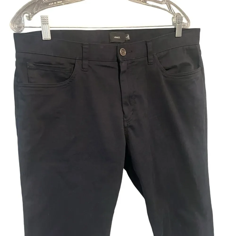 Vince Mens Trousers Pants Navy Blue Size 32